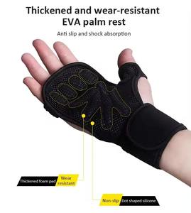 Logotipo personalizado de alta calidad al por mayor por buen fabricante Nuevo estilo El mejor material con la mejor tarifa para guantes de fitness para gimnasio La Mejor Tarifa - Product Image 6