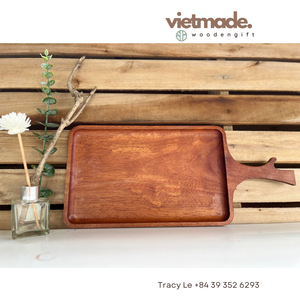 Plateau à pizza en bois naturel écologique de premier choix Hotselling Design unique basé sur la demande du client du Vietnam - Product Image 4