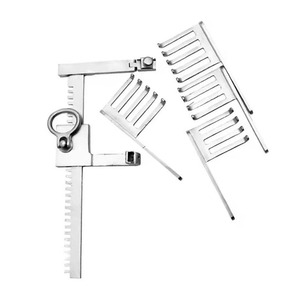 Écarteur de côtes à prix compétitif avec bras articulés en acier inoxydable, jeu de quatre lames détachables pour instruments de chirurgie orthopédique - Product Image 6