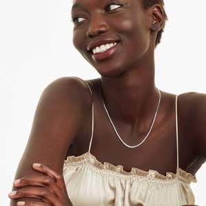 Elegant Rhodium Plated <b>Silver</b> <b>Tennis</b> Chain <b>Necklace</b> with Full Pave SettingClassic <b>Silver</b> <b>TenniS</b> <b>Necklace</b> with Micro Pave - Product Image 1