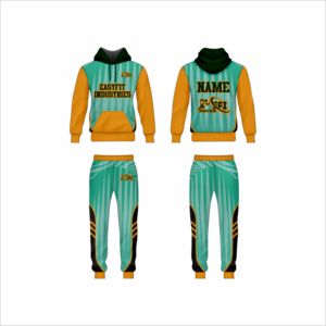 ชุดวอร์มสตรีทแวร์ผ้าโพลีเอสเตอร์ 100% พิมพ์ลายดิจิทัลแบบสั่งทำพิเศษ ป้องกันรังสียูวี สำหรับผู้ชาย ใช้สำหรับการฝึกซ้อมในฤดูหนาวและทีมกีฬา - Product Image 2