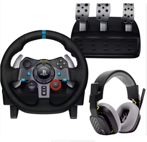 Nuevo Volante de Carreras Logitecs G29 Driving Force con Pedales, Conectividad, Diseño Portátil y Sonido Envolvente 2.1 - Product Image 1