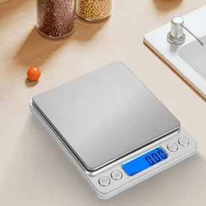 Portable Mini Metal Electronic Digital <b>Kitchen</b> & Jewelry <b>Scale</b> with Precision Gram Measurement Non-Stick & Easy Clean - Product Image 4