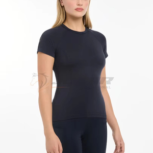 เสื้อขี่ม้าระบายอากาศได้ดีน้ำหนักเบาดูดซับความชื้นเสื้อขี่ม้าเสื้อผ้ายืดเสื้อกลางแจ้งฤดูร้อน - Product Image 1