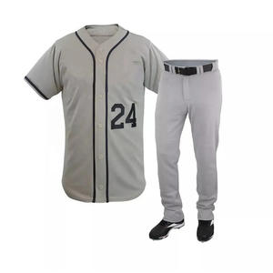 Uniformes de Béisbol y Sóftbol Personalizados 100% Poliéster Spandex para Adultos, Impresos, Transpirables, que Absorben la Humedad y de Secado Rápido - Product Image 1