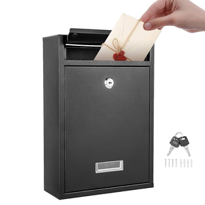 Wholesale Custom Wall Mount Mailbox Usps Approved Personal Metal <strong>Letterbox</strong> for Home Apartment - Product Image 5
