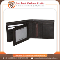 Dompet Kulit Asli Pria dengan Rantai Bordir Desain Stylish Tahan Lama Kualitas Premium Klasik Tahan Air Multifungsi