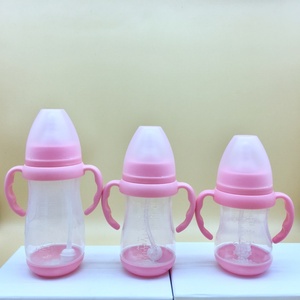 Ensemble de biberons Lier Cartoon pour bébé Anti-colique sans BPA <span class=keywords><strong>Biberon</strong></span> d'<span class=keywords><strong>allaitement</strong></span> avec poignée - Product Image 4