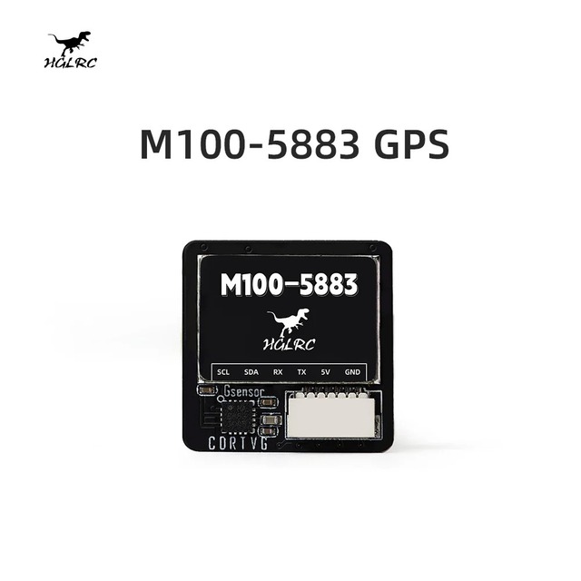 HGLRC M100-5883 GPS Module M10 Chip Built-in QMC5883L Compass Magnetometer for FPV Racing Drone Long Range Fixed Wing