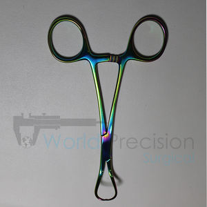 Pinza para Toallas Backhaus, Manual, 13 cm, Acero Inoxidable Quirúrgico de Alta Calidad, Certificación CE ISO13485, Instrumento General - Product Image 4