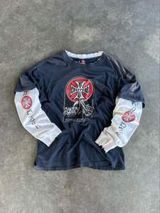 T-shirt à manches longues décontracté de style solide pour hommes Nouveau design surdimensionné à double couche à séchage rapide respirant-Durable - Product Image 6