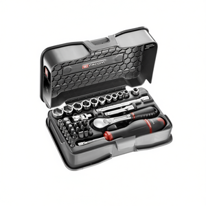 Juego de Herramientas Facom de 37 Piezas, Juego de Llaves de Tubo y Puntas de 6 Puntas de 1/4'' - Product Image 2