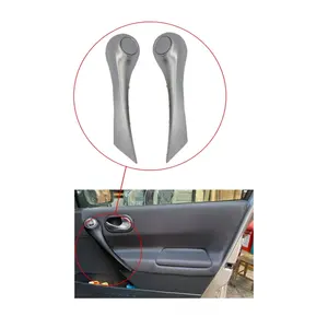 Juego de Cubiertas para Apoyabrazos de Puerta Delantera Cromadas para Renault Megane, Derecha-Izquierda 7701476922, Hechas de Cuero y Material ABS - Product Image 2