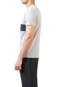 T-shirt Hip Hop Homme Streetwear 100% Coton Jersey 350g Impression Numérique Logo Personnalisé Panneaux Coupe Ample Respirant - Product Image 6