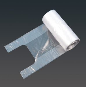 Sacs de t-shirt en rouleau couleur et taille personnalisées au choix sacs d'emballage à provisions en plastique HDPE - Product Image 3