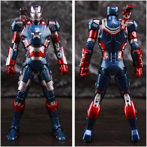 Figura de Juguete de Plástico de Iron Patriot de Marvel, 17 cm, Nuevo Personaje de Dibujos Animados para Decoración y Promoción, Viene en Caja - Product Image 1