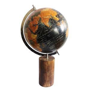 Globo de metal armilar de cobre antiguo con soporte de acabado antiguo Tamaño personalizado Nuevo diseño Globo del mundo náutico - Product Image 5