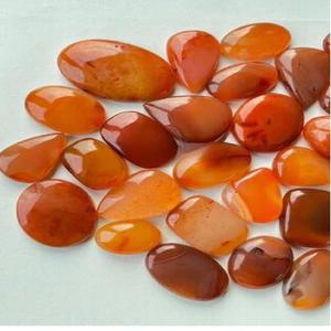 พลอยคาร์เนเลี่ยนอะเกตทรงหลังเบี้ยทรงรีทรงหลวมจากธรรมชาติความสูงของสินค้า3มม. - Product Image 4