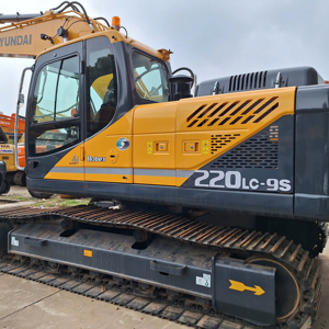 Excavadora sobre orugas Hyundai 220LC-9S usada Excavadoras comerciales fabricadas en Corea con altas condiciones a la venta - Product Image 1