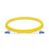 Kabel Patch Fiber Single Mode OS2 LC LC 9/125μm Kabel Jumper Optik untuk Jaringan Pusat Data
