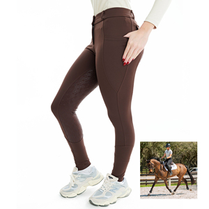 Obtenga Jodhpurs y Pantalones de Montar a Caballo Personalizados para Mujer, Leggings Ecuestres al por Mayor con Bolsillo para Montar a Caballo - Product Image 1