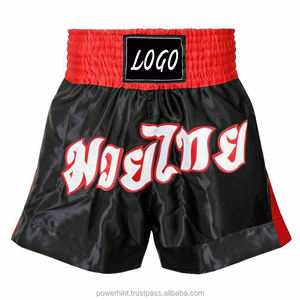 Pantalones Cortos de Muay Thai Unisex, Ropa Deportiva de Poliéster para Adultos, Ropa de Artes Marciales Personalizada OEM para Todos los Géneros - Product Image 3