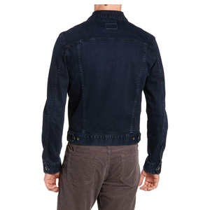 Chaqueta Vaquera de Invierno para Hombre al por Mayor, Chaqueta Vaquera con Forro Polar Grueso y Cálido, Chaqueta Vaquera Informal de Moda para Hombre con Cuello de Piel - Product Image 4