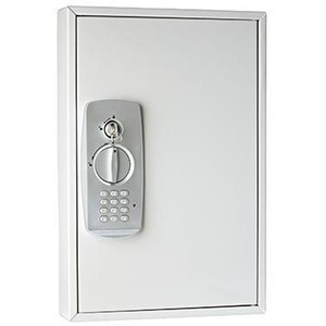 WEDO Light Grey 30 X 45 X 9.5 cm <b>File</b> Cabinet Powder-Coated Sheet Steel with 2 Included Keys - Product Image 1