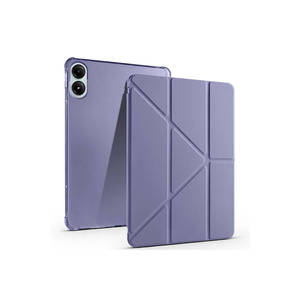 Netzy Poco Pad Case SAFA Tri-Folding Stand Cover with Luxury Pencil Holder 11-Inch PC Material Purple - Product Image 1