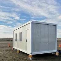 Maison de conteneur amovible mobile portable mobile/maisons caravane conteneur d'expédition toilette douche fournisseur fabricant