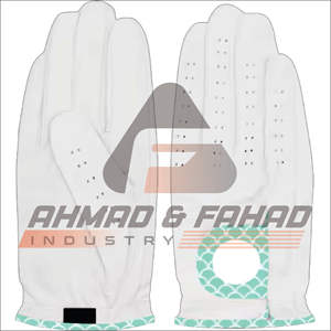 Gants de golf pour hommes personnalisés avec logo 2025, en cuir Cabretta véritable super doux, respirants, de qualité supérieure, blancs, pour le sport, nouveauté - Product Image 4