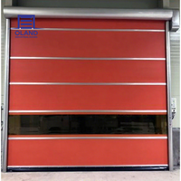 Porte industrielle rapide en PVC certifiée CE, design moderne, imperméable, rideau PVC avec surface finie