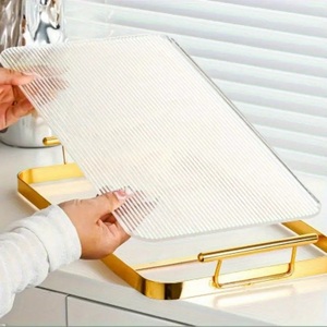 ถาดเสิร์ฟโลหะทองแดงทรงกลีบดอกทองเหลืองโบราณถาดเสิร์ฟพร้อมรูปร่างและขนาดที่กำหนดเองได้ - Product Image 3