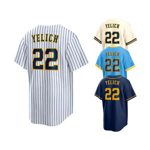 Nouveau 2025 maillots de Baseball de haute qualité pour hommes broderie cousue col en v Sublimation vente en gros uniforme de Baseball pour hommes vierges - Product Image 3