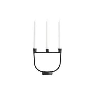 Cast Iron <b>Candle</b> <b>Stick</b> Holders with <b>Black</b> Coated Perfect for Indoor Home Decor - Product Image 1