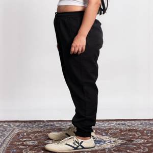 Pantalon de jogging pour femme de qualité supérieure, poids lourd, tissu en velours côtelé polyester/coton, fermeture à cordon, anti-boulochage, respirant - Product Image 6
