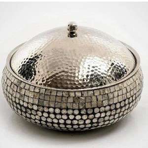 Modern Stainless Steel Ramadan Eid Serving Casseroles <b>Food</b> Warmer Hotpot Handicrafts Dinnerware Dishwasher Safe 24cm Diameter - Product Image 2