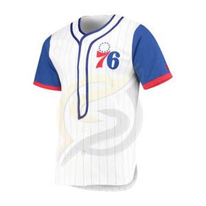 Camiseta deportiva con estampado de nombre de equipo para jugadores, ropa deportiva de béisbol con logotipo personalizado - Product Image 4