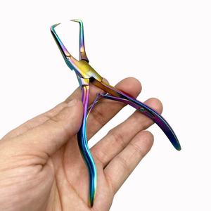 Pinza para Extensiones de Cabello Color Titanio, Gran Venta, para Estilistas, Agarre Cómodo, Unión de Trama, Presión Uniforme y Suave - Product Image 4