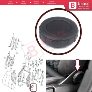 ปุ่มหมุนปรับพนักพิงหลัง BDP1137 สีดำ 8K0881671 สำหรับ - Product Image 5