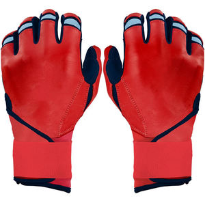 Guantes de Bateo de Béisbol de Diseño Personalizado de Calidad Profesional, Cuero Genuino, Guantes de Buena Calidad para Hombre - Product Image 2