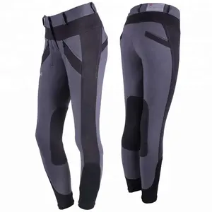 Custom Men's Horse Riding Breeches Silicon <b>Knee</b> <b>Patch</b> Nylon Material Shin Guard Sports Compression Protection Leg Guards Warmers - Product Image 4