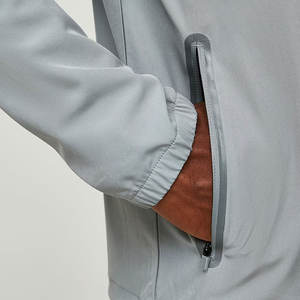 Chaqueta Cortavientos Ligera Personalizada, Impermeable, Estilo Color Block con Bolsillo con Cremallera Reflectante para Hombre - Product Image 3