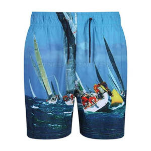 Venta al por mayor entrenamiento personalizado hombres sublimación pantalones cortos de secado rápido estiramiento Fitness correr hombres sublimación pantalones cortos - Product Image 2