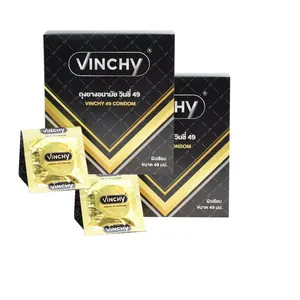 ถุงยางอนามัย Vinchy ยี่ห้อใหม่ยอดนิยมสําหรับผู้ชายทําจากยางธรรมชาติจากประเทศไทยและขายร้อนคุณภาพดีที่สุดราคาขายส่ง