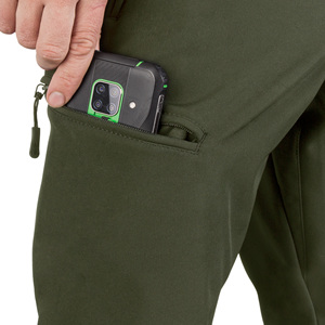 Pantalon Softshell Homme Automne/Hiver en Tissu Oxford Renforcé avec Système de Poches Fonctionnelles et Fermeture Éclair Imperméable - Product Image 4