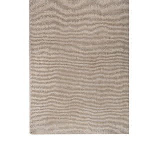 Tapis Contour en Laine et Soie, Grand Format 9x12, Couleur Unie Classique Tabriz, pour la Maison et les Couloirs, en Viscose - Product Image 4