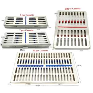 Cassette de Esterilización Dental de Acero Inoxidable de Alta Calidad, Bandeja para Instrumentos de Cirugía Manual de 20 Piezas, Apto para Autoclave, con Certificación CE, CIRÚRGICO - Product Image 6