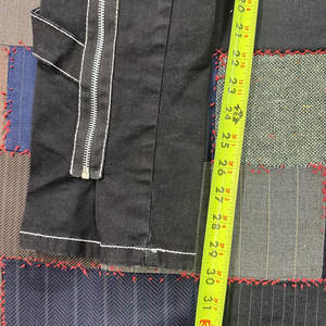 Pantalones Ajustados Negros Góticos de los 90 para Mujer, con Cierre de Cremallera, Estilo Punk, Transpirables, con Costuras en Contraste 2026 - Product Image 5