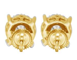 Pendiente de tuerca de diamante de moissanita de corte redondo de calidad Premium de plata de ley para mujer, joyería helada para cada ocasión - Product Image 4